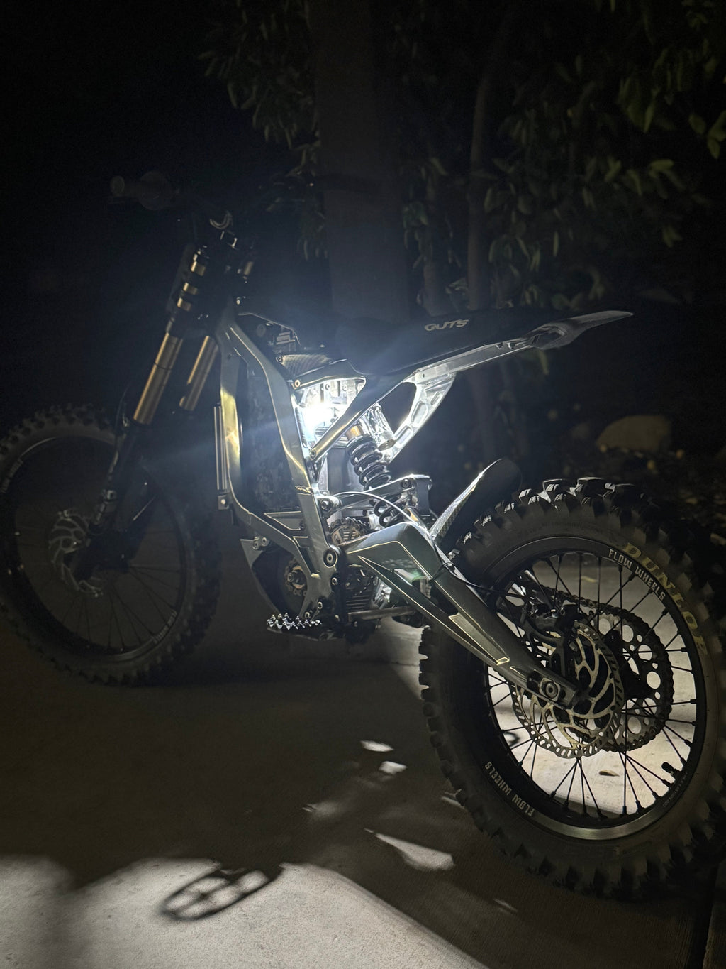 Surron LBX and Eride Rock Light