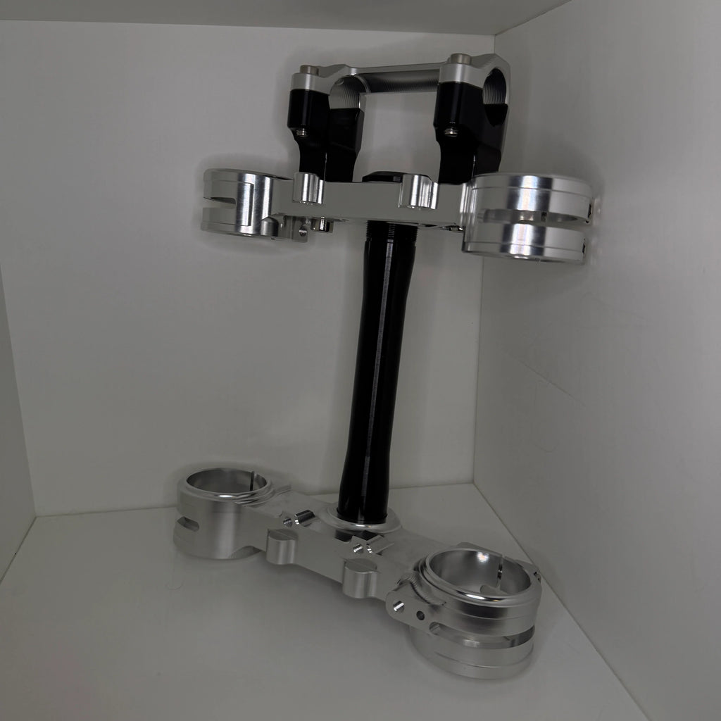 Chrome Ultra Bee Triple Clamp - EMXDesigns