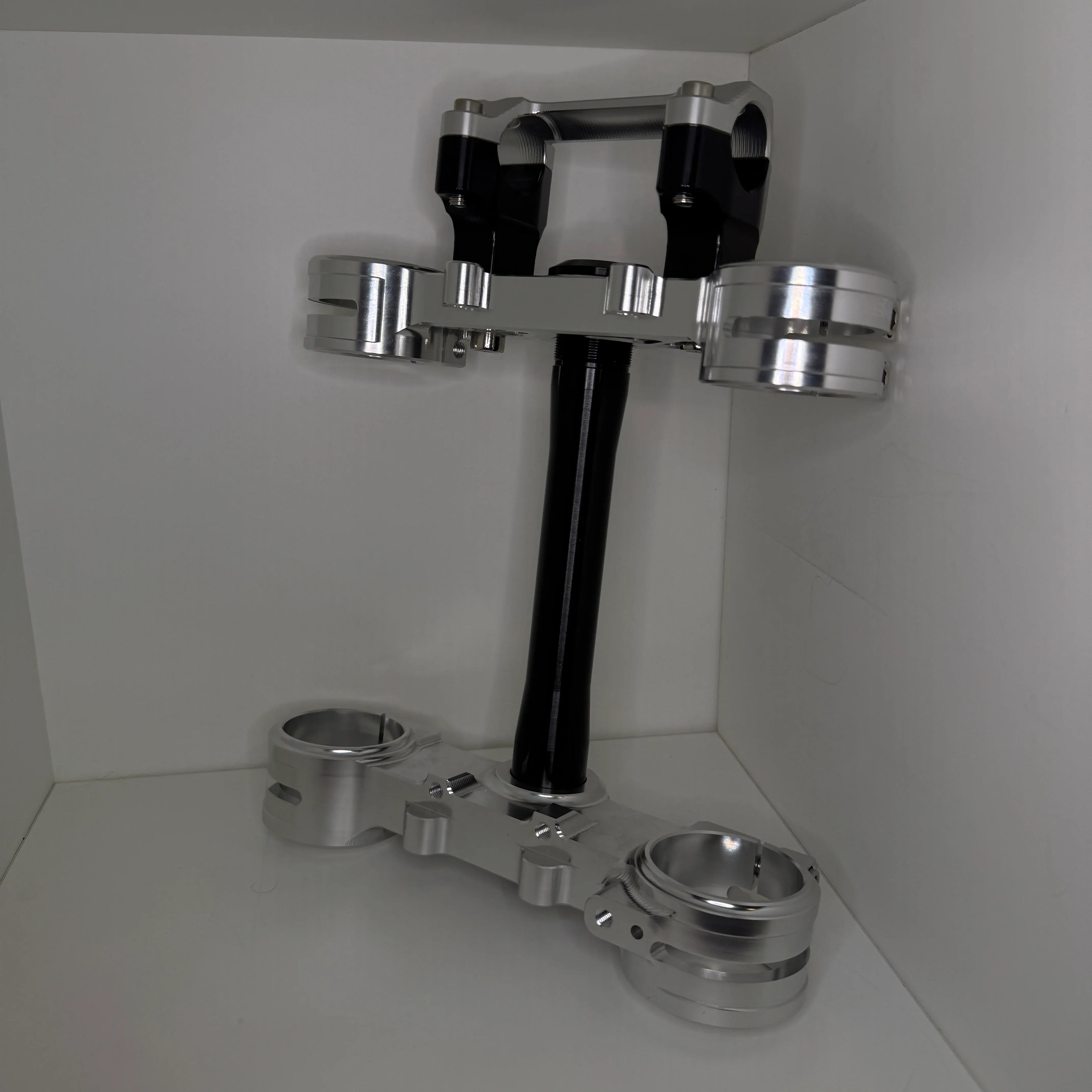 Chrome Ultra Bee Triple Clamp - EMXDesigns