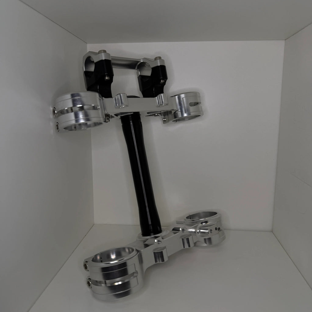 Chrome Ultra Bee Triple Clamp - EMXDesigns