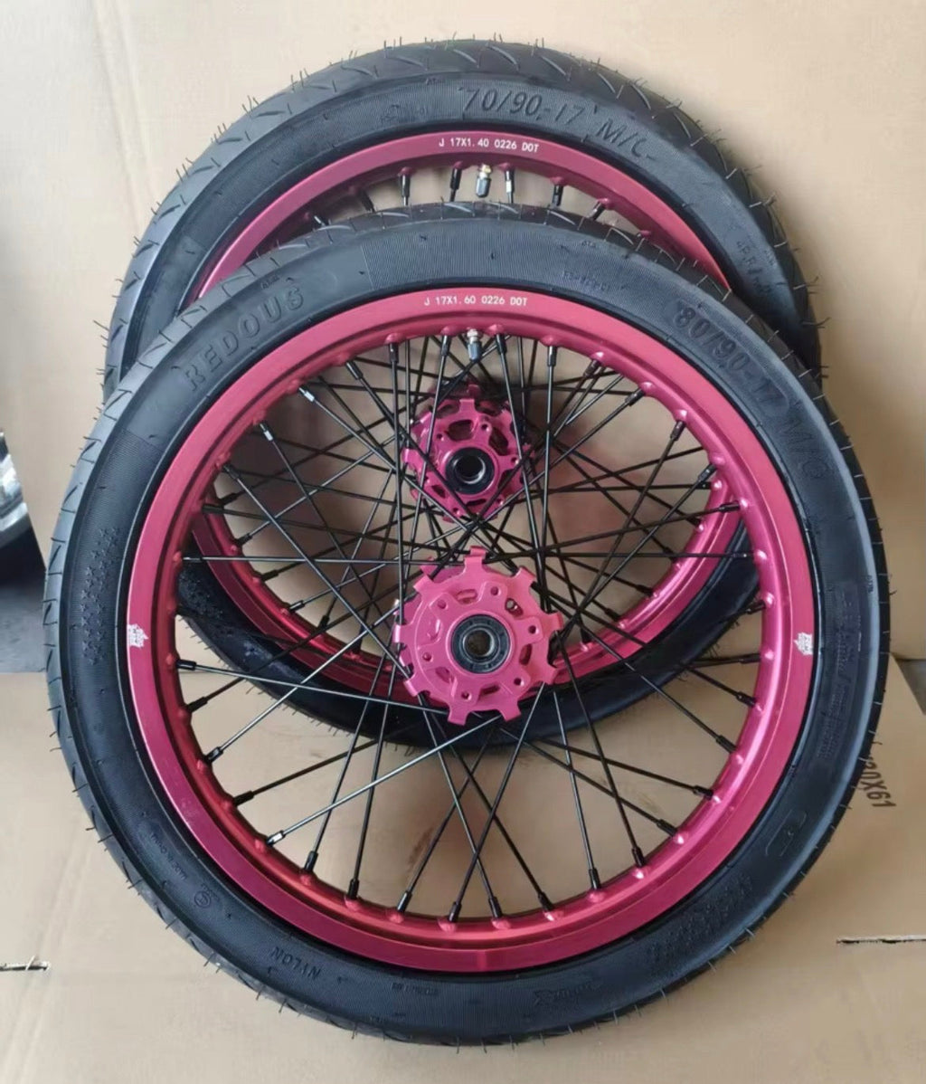 Supermoto Wheel Set For Surron LBX/E Ride Pro SS 2.0/79Bike
