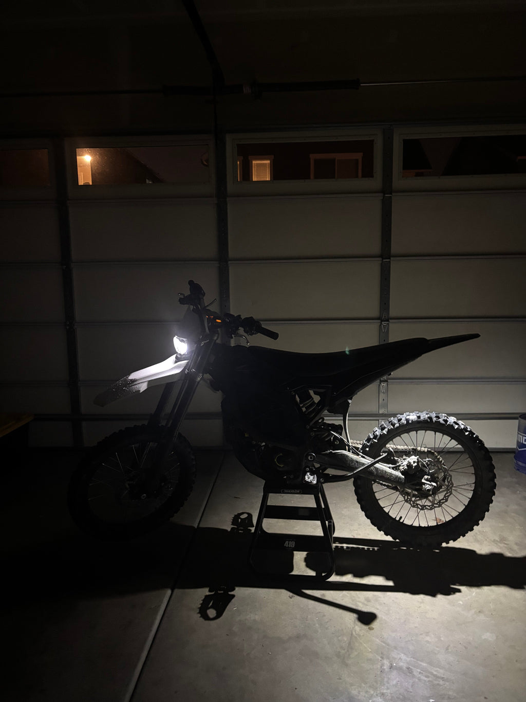 Surron LBX and Eride Rock Light