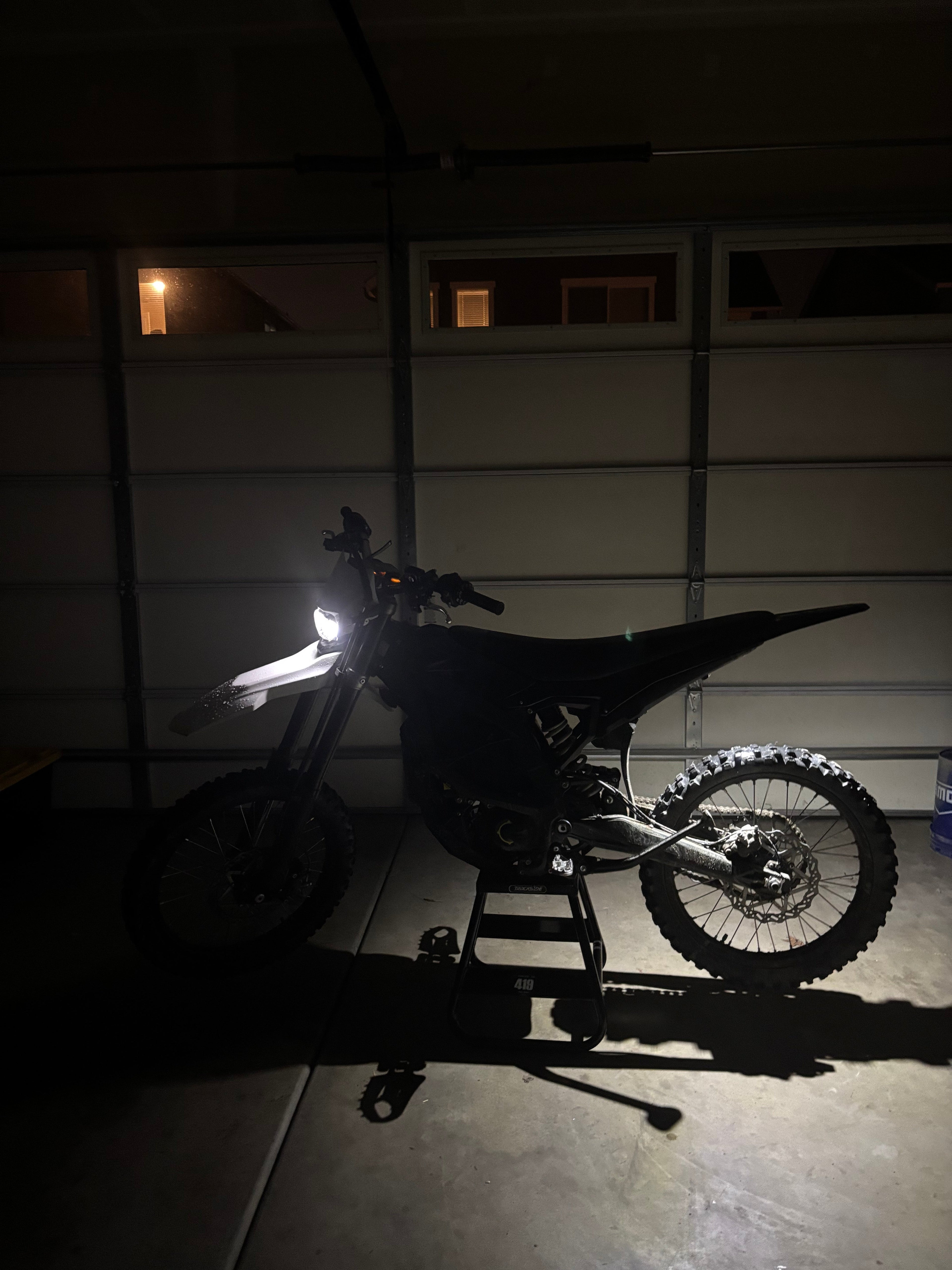 Surron LBX and Eride Rock Light
