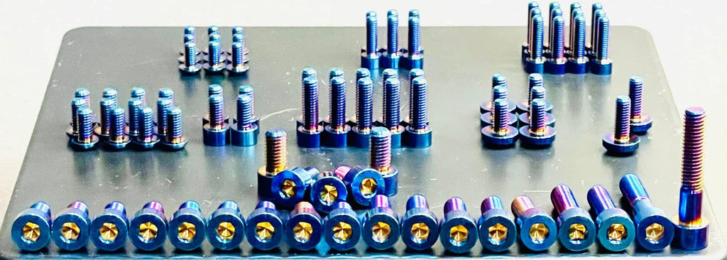 Full Titanium bolt kit for Tuttio